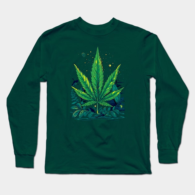 Big Leaf #1 Long Sleeve T-Shirt by Butterfly Venom